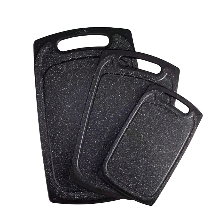 1/3PCS kitchen household imitation marble can hang non-slip classification vegetables meat fruit multi-functional cutting board